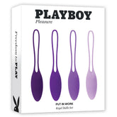 Playboy Pleasure PUT IN WORK Kegel Ball Set for Strength > Sex Toys For Ladies > Kegel Exercise